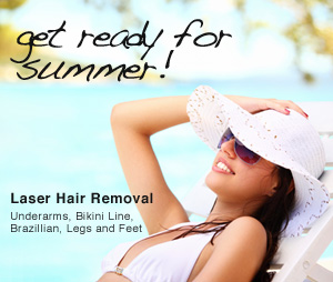 Get ready for summer! Lazer Hair Removal